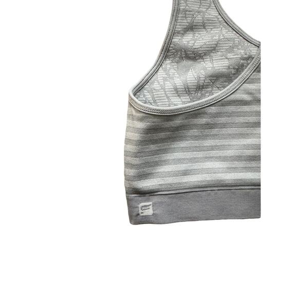Fabletics | Lenora Grey Seamless Racerback Reversible Sports Bra | Size Medium - Picture 10 of 10